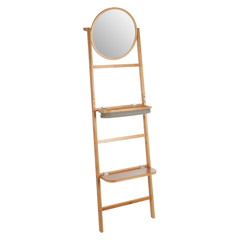 Wood 4 Freestanding Towel Rack
