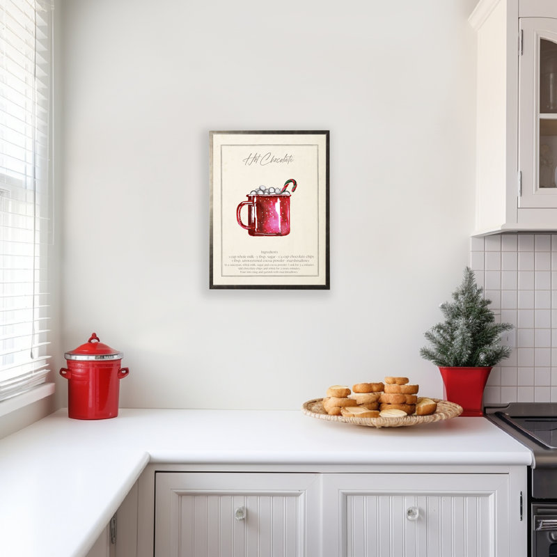 Recette de chocolat chaud à l'aquarelle