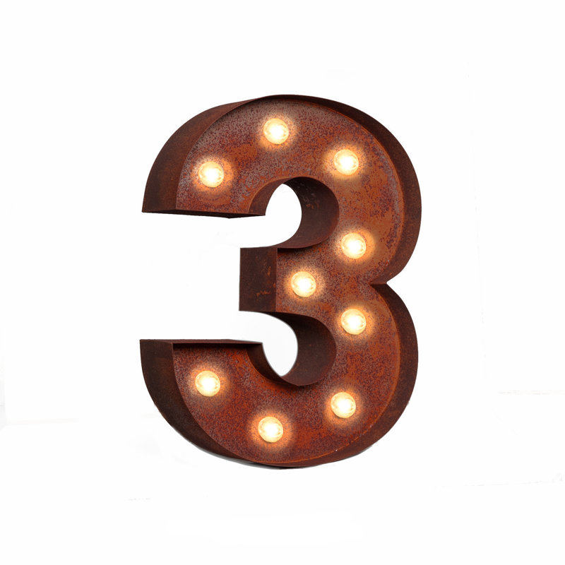 Enseigne lumineuse DEL Numéro 12 "