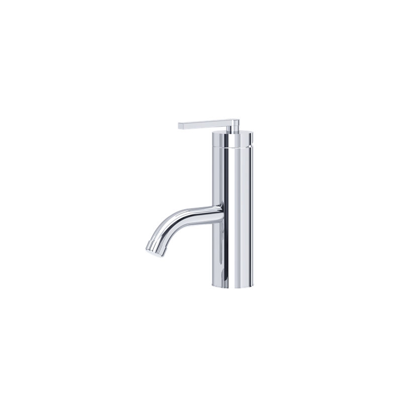 Lombardia Single Hole Bathroom Faucet, Polished Chrome