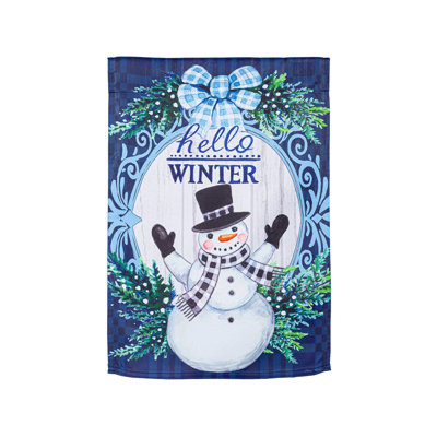 Jashanti Double Sided 18'' H x 12.5'' W Polyester Christmas Garden Flag