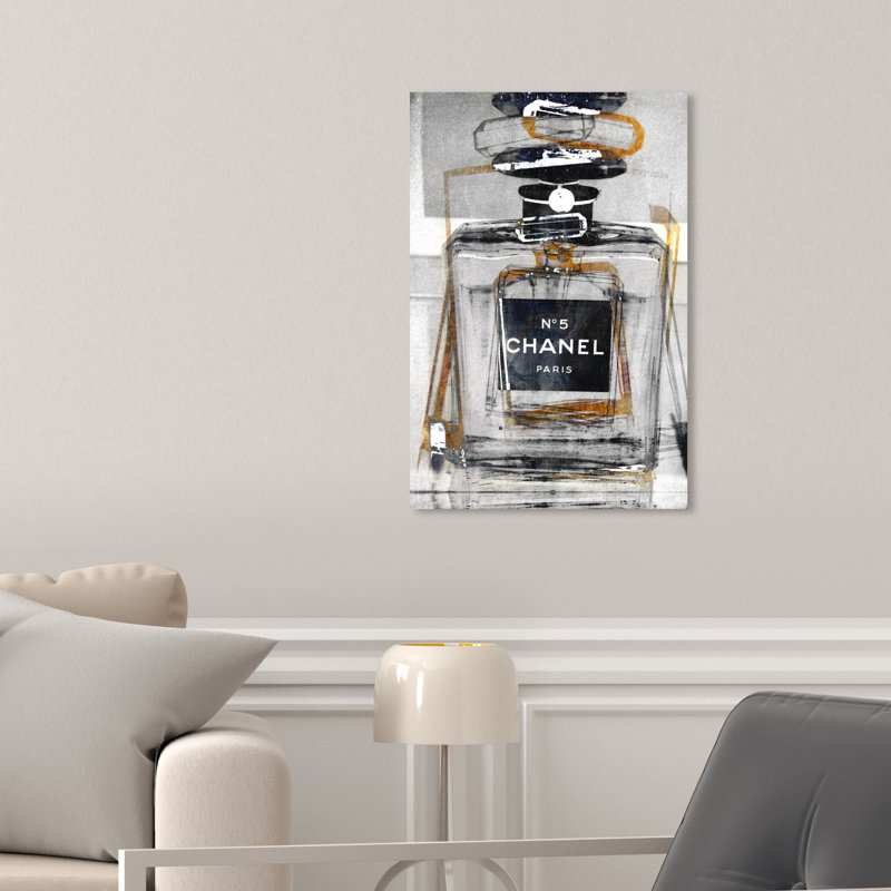 «Fashion and Glam Infinite Glam Gold», impression sur toile, H 30 po x l 20 po, Toile tendue, Sans cadre