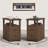 2 Drawers End Tables with Storage and Fast Charging Station for Living Room-1842147890