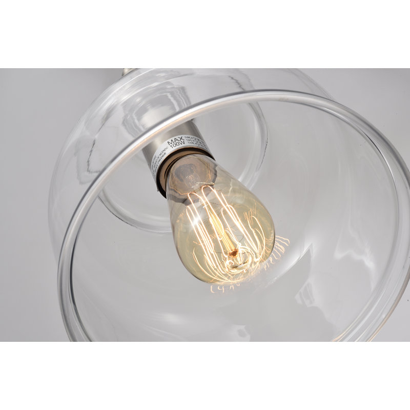 Imani 1 - Light Silver Single Pendant