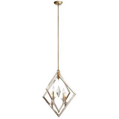 Luminaire suspendu 4 lumières Layan