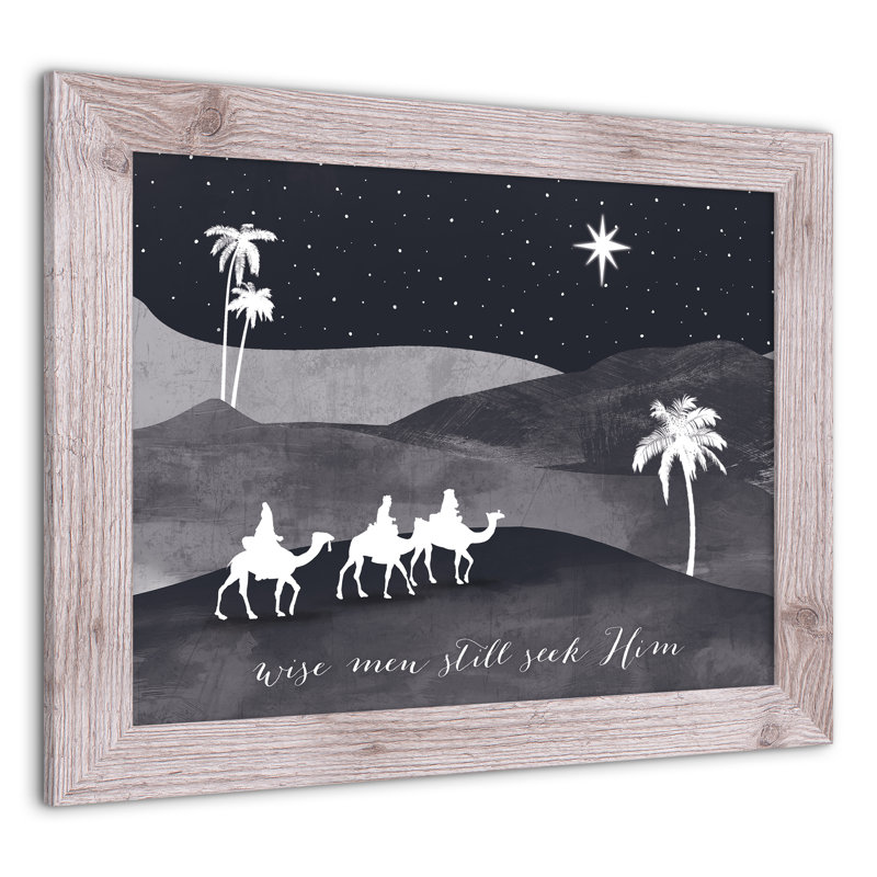 «Wise Men Seek him», reproduction encadrée