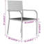 Aaryana 2 - Person Wicker Patio Dining Set with Square Table-866737509