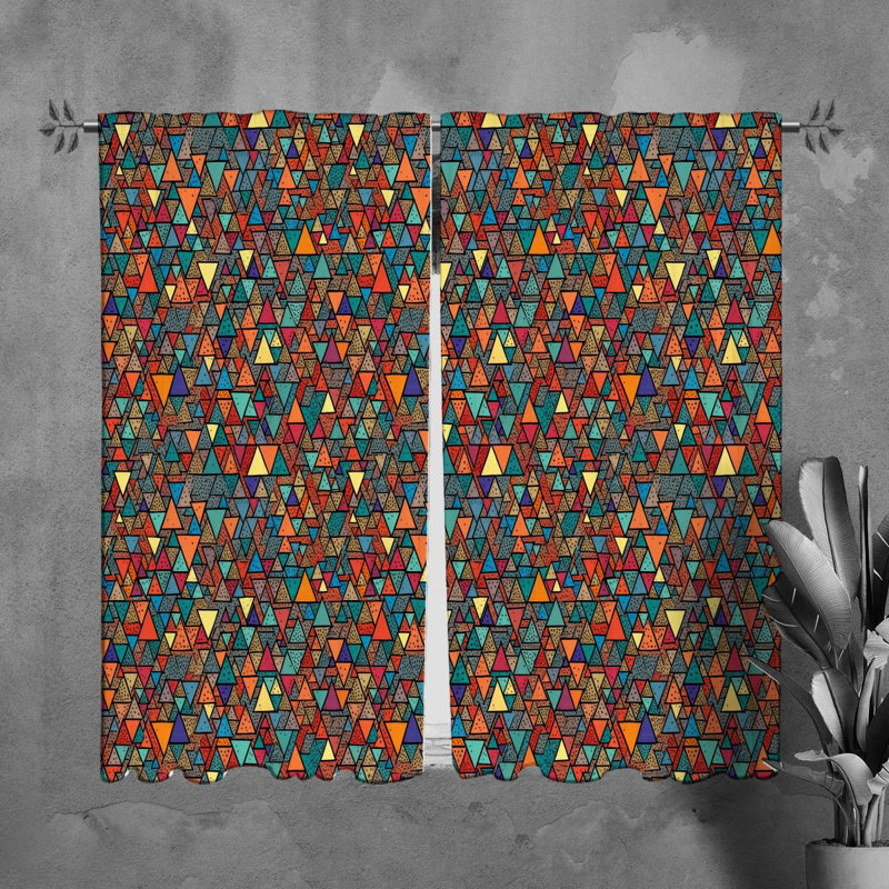 Paire de rideaux obscurcissant en polyester Rawia, L 40 po x H 61 po