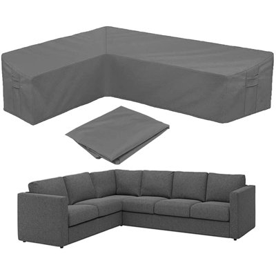 Patio L Shaped Sectional Sofa Cover by Arlmont & Co.