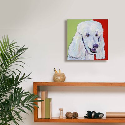  'Jackson' by Pat Saunders-White Canvas Wall Art, 12" x 12"