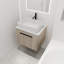 Modern Design Float Bathroom Vanity With Ceramic Basin Set