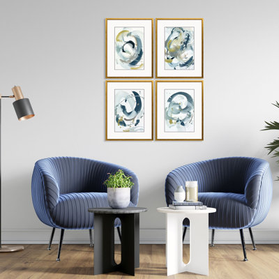 «Centered on You S / 4» par Ellens, ensemble de 4 reproductions de cadres photo 4 pièces