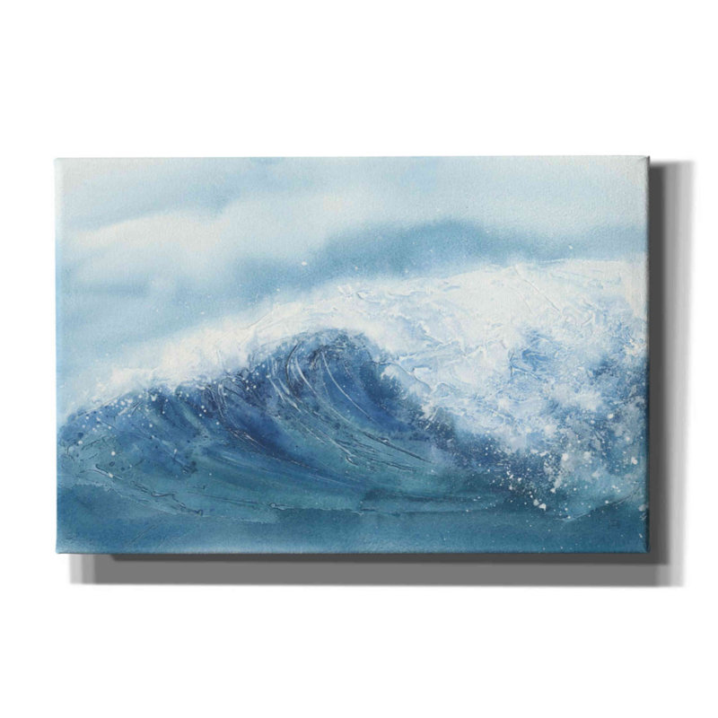 Impression sur toile Jaylon Waves III par Chris Paschke, H 12 po x l 18 po x P 0,75 po
