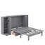 Lit escamotable avec tablettes, tiroirs et ports USB-98937691-107179935