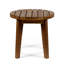 Table d'appoint d'extérieur en bois d'acacia 16 po