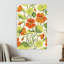 «Vibrant Nasturtium», impression élégante rétro sur fleur nature-133609824