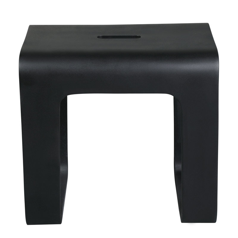 16.8'' W Solid Surface Resin Shower Bench