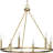 6 - Light Dimmable Wagon Wheel Chandelier-2132013328