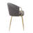 Josie 19.25'' H Faux Leather Upholstered Armchair-358184672-287528672