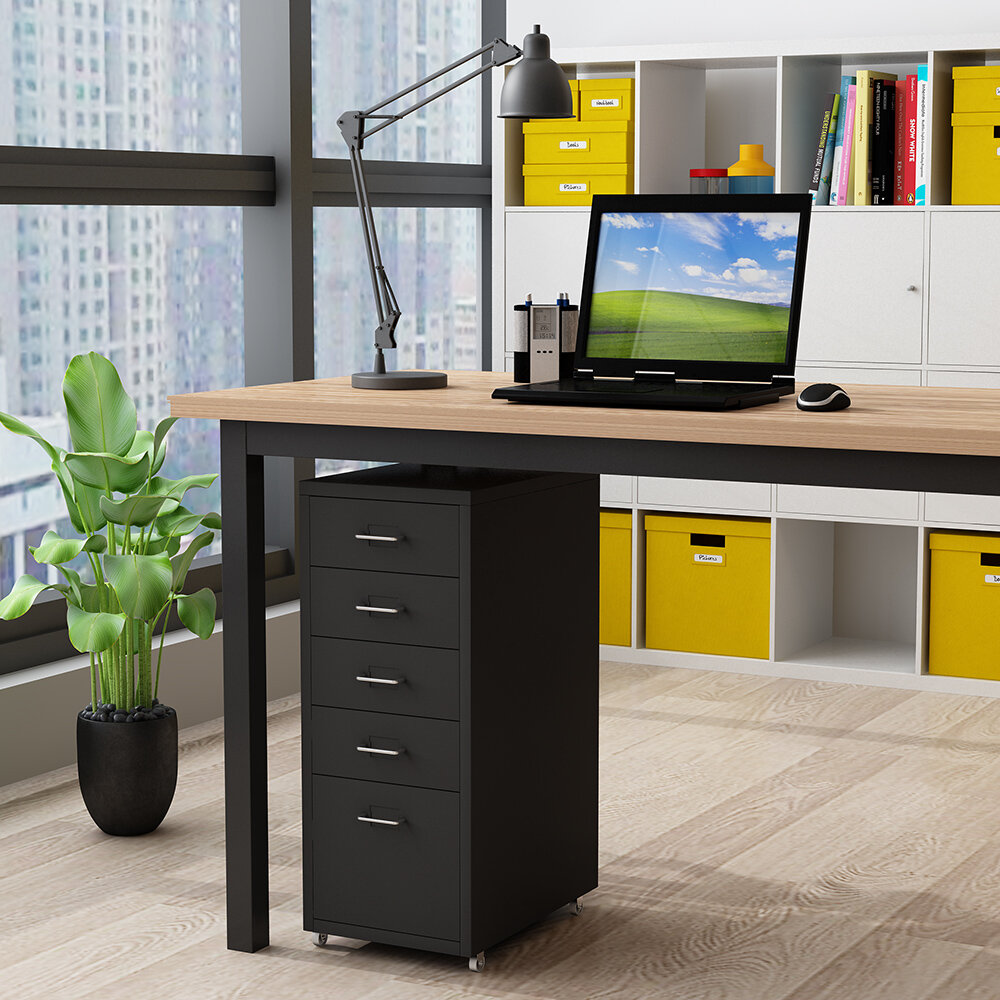 5 drawer store desk storage