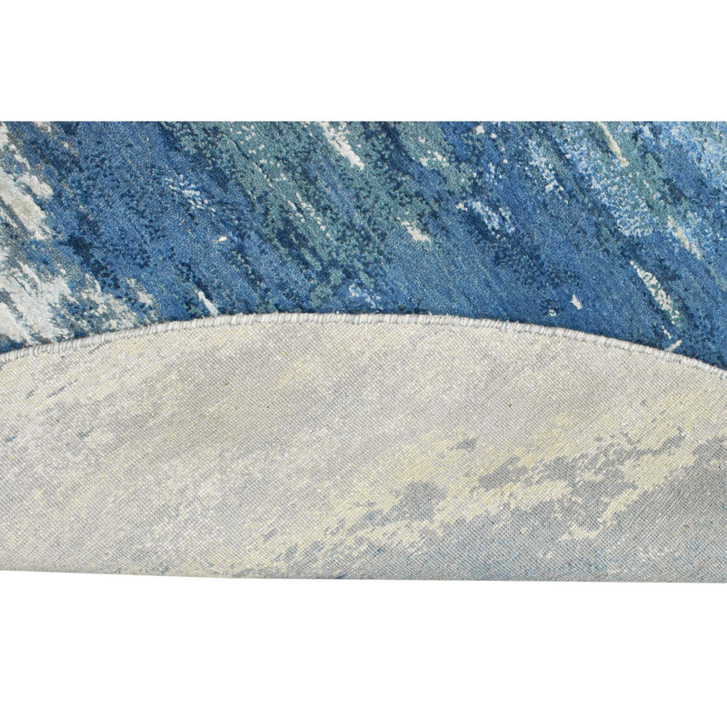 Abstract Area Rug, Round 6'
