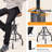 Swivel Counter Stool with Metal Frame-988352405-951660729