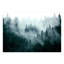 Murale paysage non collé Danyael - vert forêt de montagne foncé-2002472000-1952865265