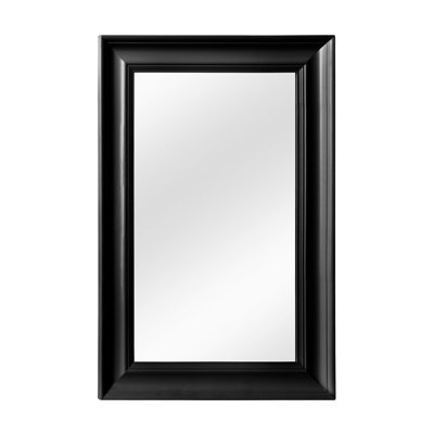 Wood Flat Wall Mirror