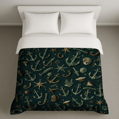 Housses de couette Nautical Anchors Shells