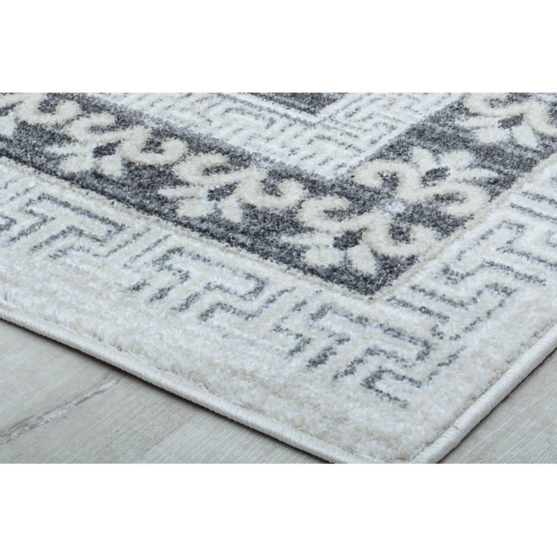 Hailey Vintage City Shadow Area Rug, Rectangle 8' x 10'