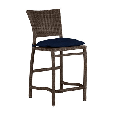 Skye 24" Patio Bar Stool with Cushion