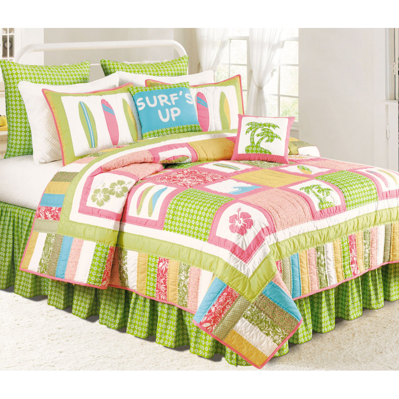 Collection de courtepointe Surf's Up Tropic