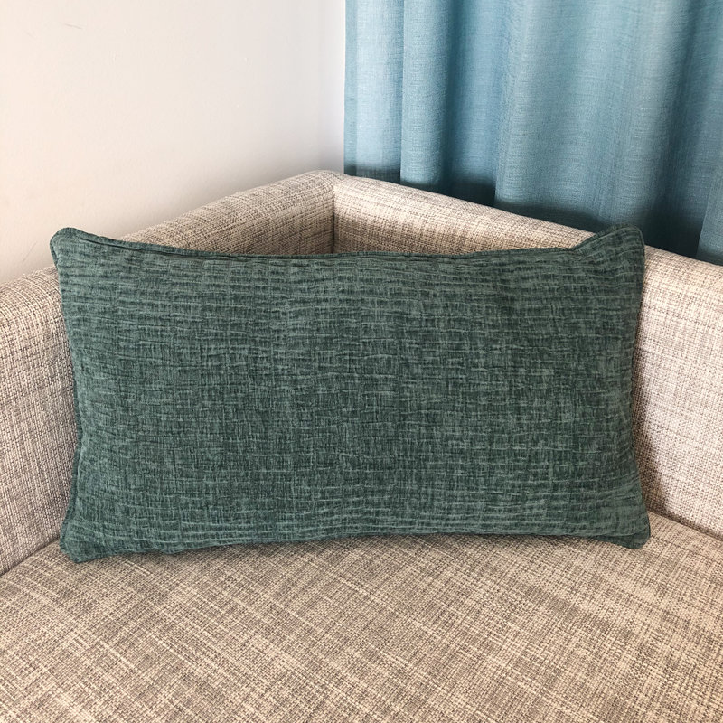 Lumbar Pillow Cover & Insert, Teal