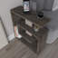 Saly Modern Side Table with Storage Shelves for Living Room-49649735