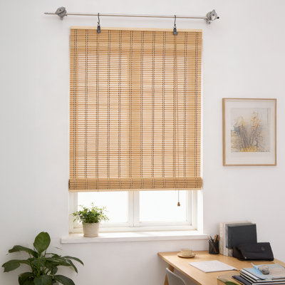 Bamboo Room Darkening Curtain Single Panel