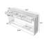 Console de style Mid-Century Lanza avec 3 tiroirs et tablette inférieure-120658858