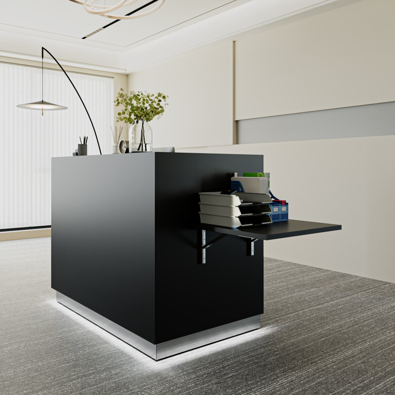 Table pliable pour bureau de réception