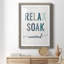 " Relax Soak Unwind " Painting Print-1718350113-1718350126