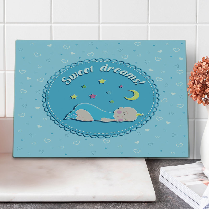 Ambesonne Saying Cutting Board Large Size Stars Multicolor
