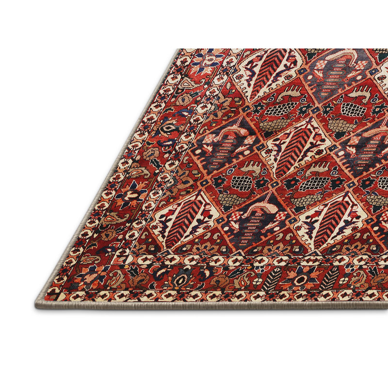 Tapis rouge à motif sud-ouest, Rectangle 7 pi x 10 pi