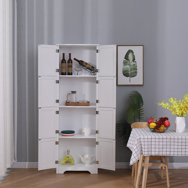 Armoire à linge Forshee l 24 po x H 72,5 po x P 12,75 po, Blanc