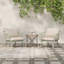 Fauteuil club d'extérieur Huron PP, finition verte avec coussin beige, ensemble de 2, chaise Huron-1554470326
