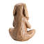 Statuette de lapin Pose Pose Yoga