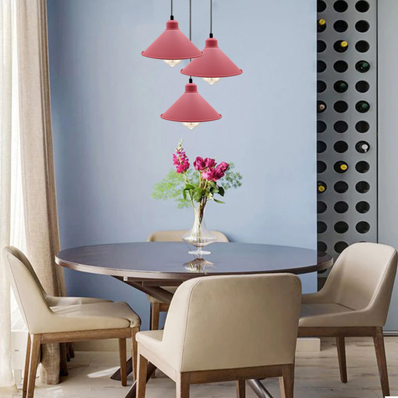 Lott 3 - Light Black Cluster Pendant