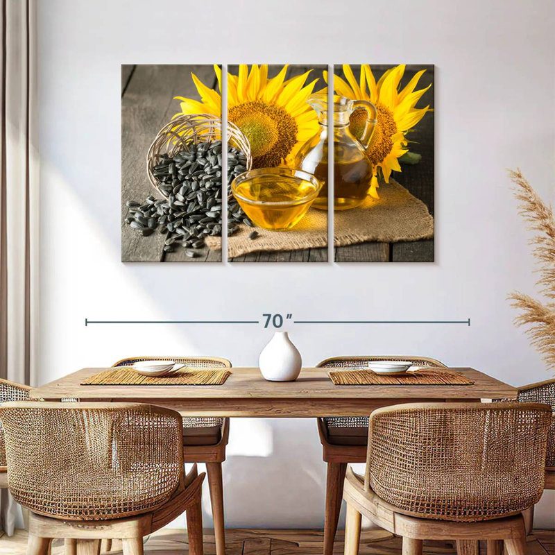 Huile de tournesol Yarlin, H 36 po x l 57 po