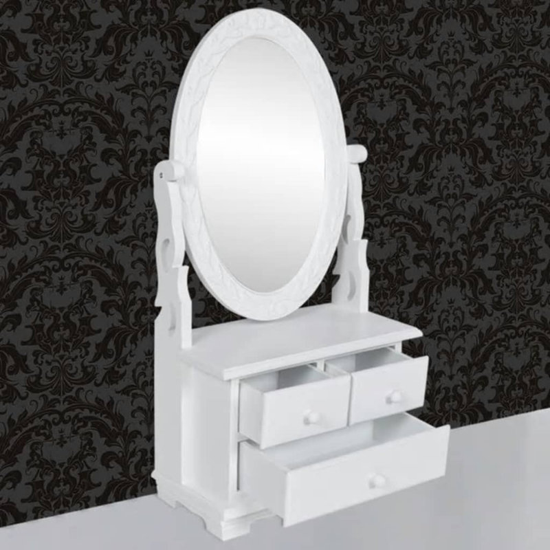Cleasby Dressing Table with Mirror