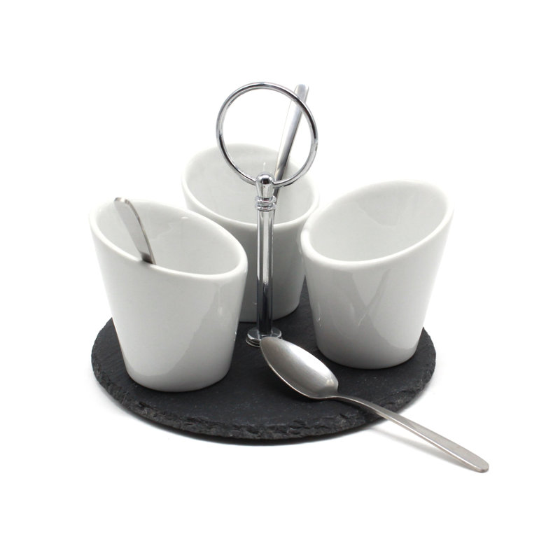 Symple Stuff Dierf Ceramic Condiment Server