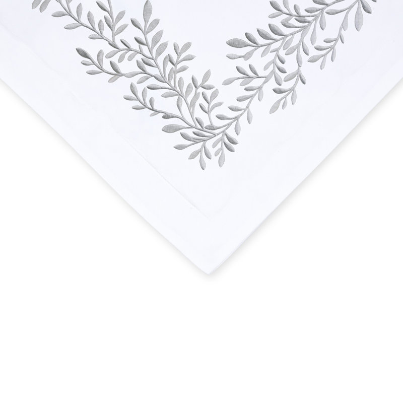 Taie décorative 100% coton 600 fils 600 fils, gris