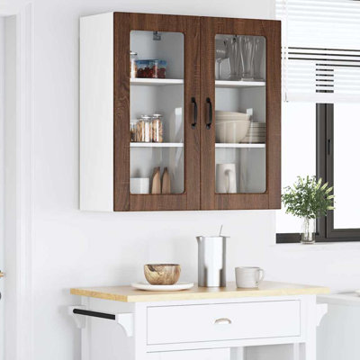 Vidaxl Kitchen Cabinet 2 Pcs Black 40 X 31 X 80 Cm Engineered Wood