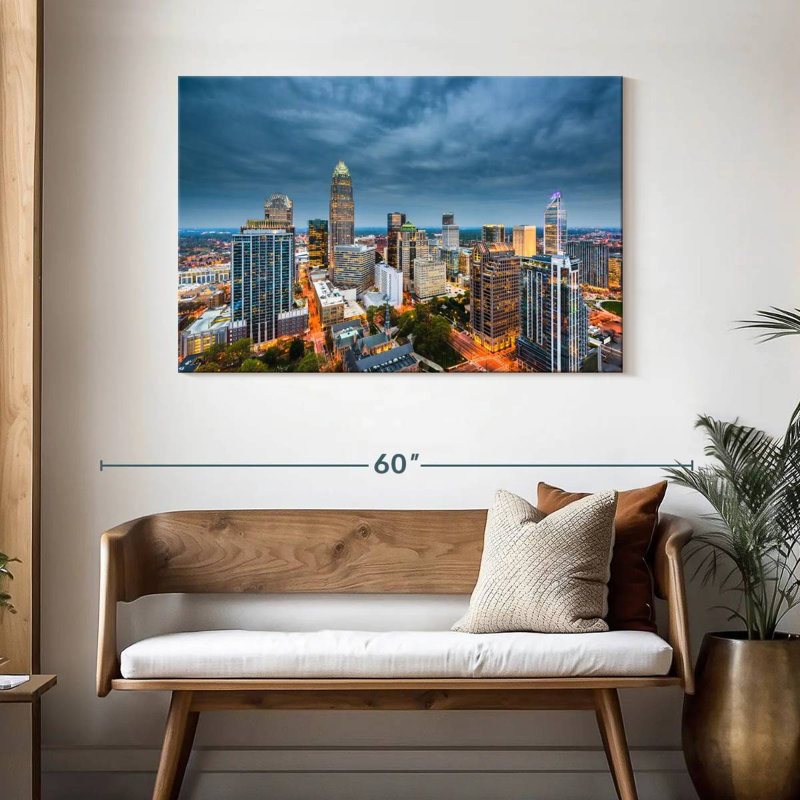 Nicci Charlotte Blue Hour, 30" H x 45" W